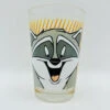 Verre Meeko Pocahontas Disney Vintage Moutarde Raton Laveur