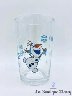 Verre Olaf Snowgie La Reine Des Neiges Disney Bonhomme De Neige Moutarde