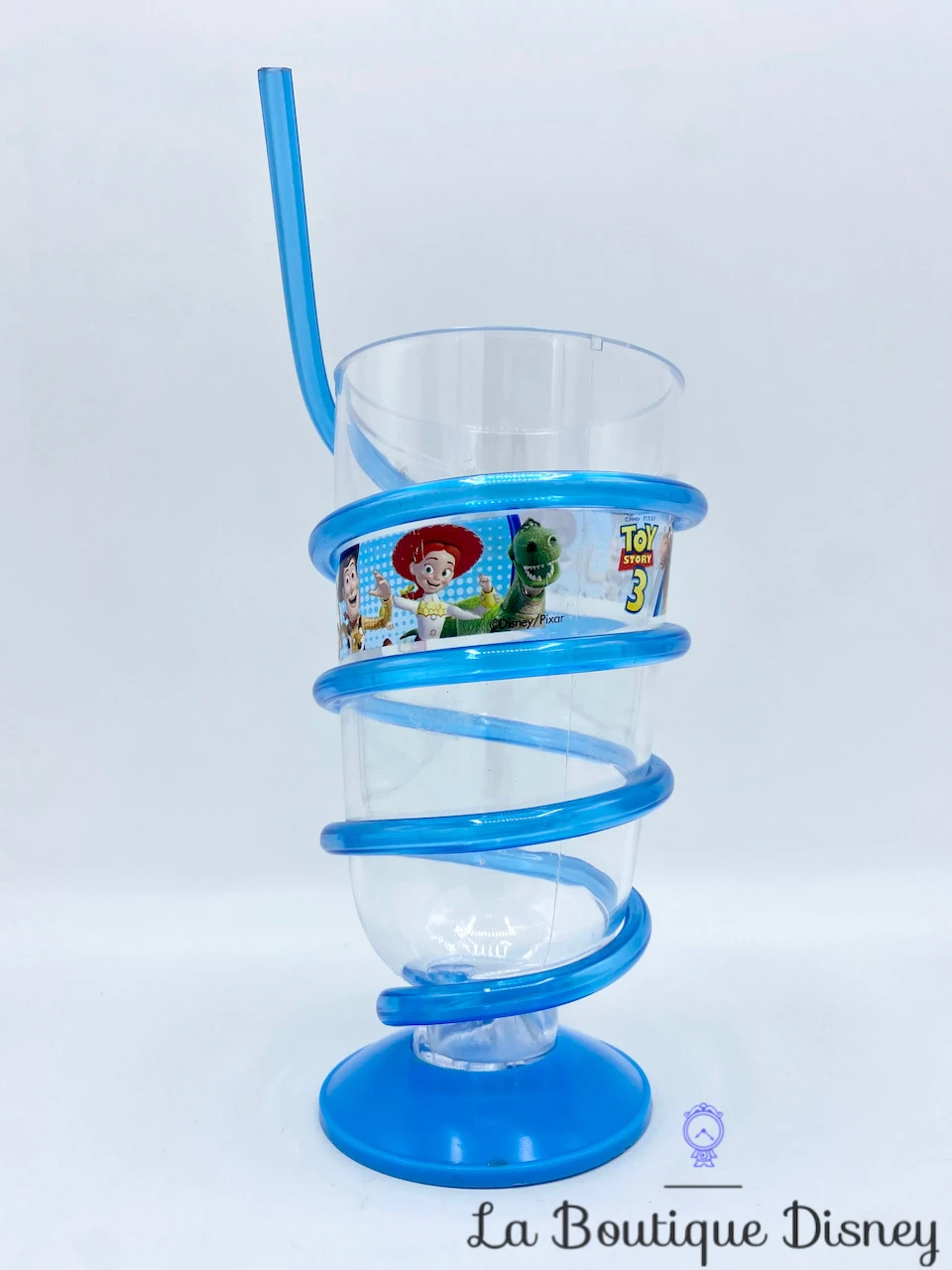 Verre Paille Toy Story 3 Disney Pixar Gobelet Bleu Plastique – Image 3