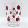 Verre Shooter Minnie Mouse Pois Disney Verre à Digestif Shot Rouge